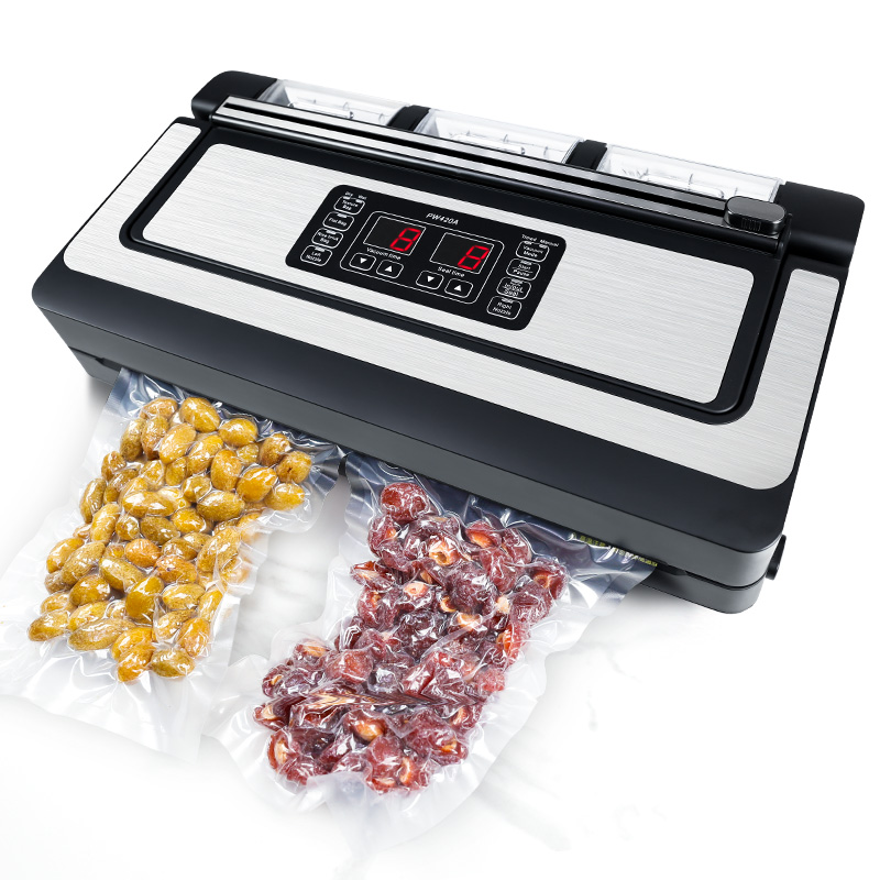 Food Storage Machine - เครื่องซีลสูญญากาศในครัว จอแสดงผลคริสตัลเหลว สำหรับเก็บรักษาอาหาร เครื่องซีลอัตโนมัติสำหรับใช้ในครัวเรือน