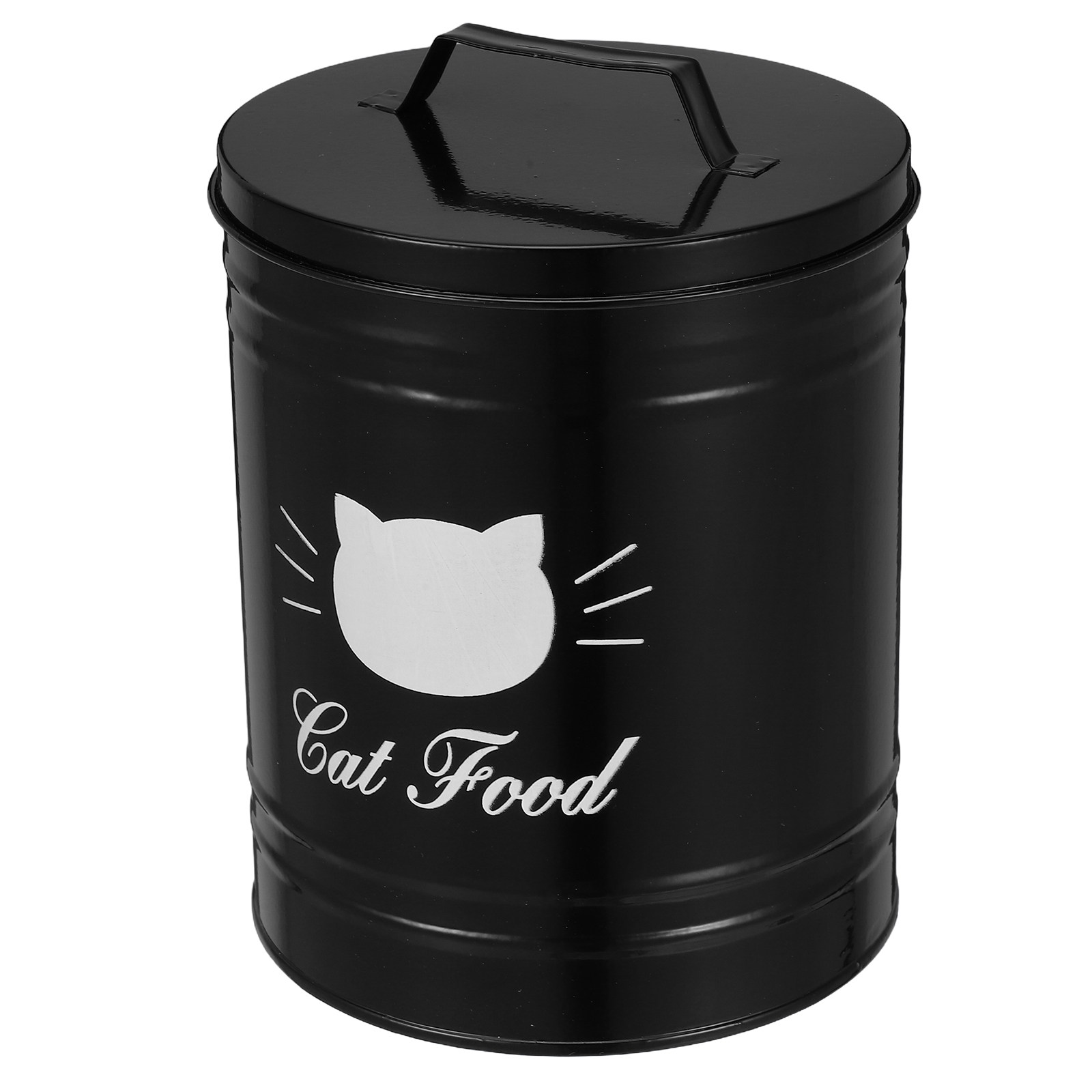 Food Storage Bins - ภาชนะเก็บอาหารสัตว์เลี้ยง ฝาปิดสนิททำจากเหล็ก ป้องกันน้ำ สำหรับใส่ขนมสุนัข อาหารแมว และของว่าง