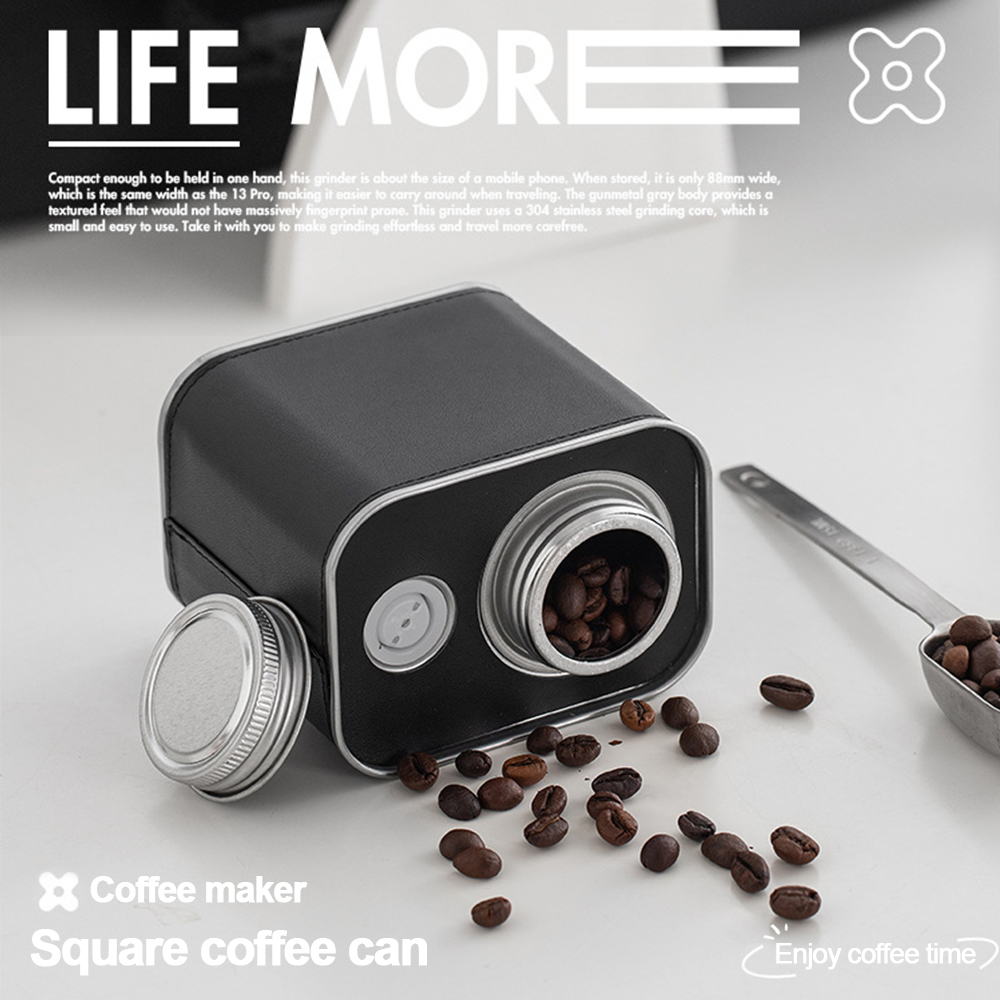 Food Storage Bins - เมล็ดกาแฟสุญญากาศกระป๋องกลางแจ้งตั้งแคมป์ดีบุกกล่องเกรดอาหารบรรจุภัณฑ์การจัดเก็บสดหายใจกระป๋องเหล็ก