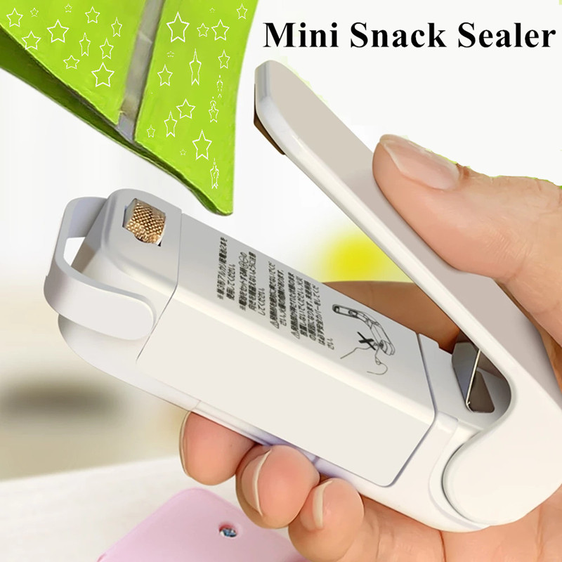 Food Storage Machine - แบบพกพากระเป๋าความร้อนเครื่องซีลพลาสติกแพคเกจกระเป๋าเก็บคลิป MINI เครื่องซีล Handy สติกเกอร์ซีลสําหรับอาหารขนมขบเคี้ยว Gadgets