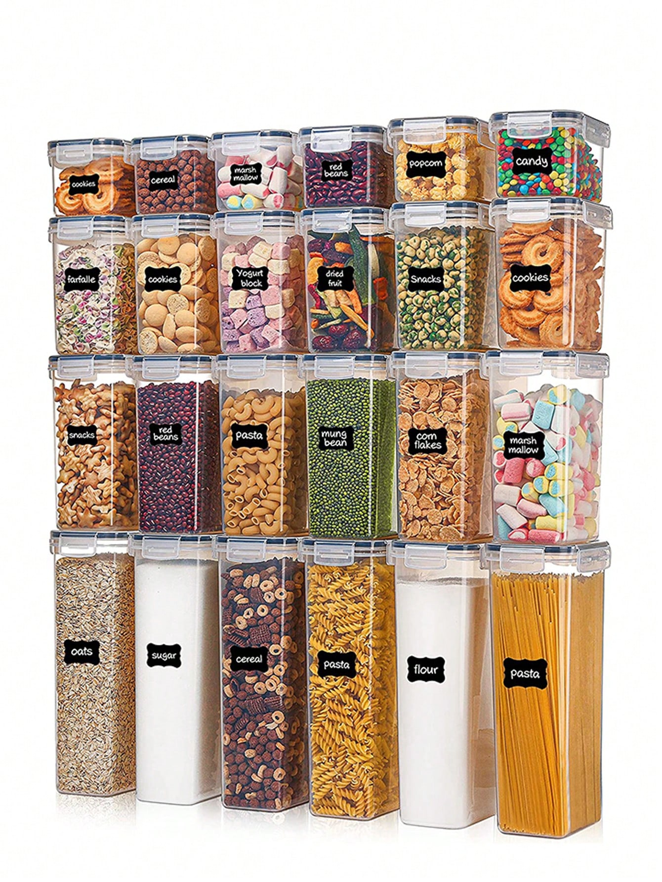 ชุดภาชนะเก็บอาหารแบบปิดสนิท 48 - Food Storage With Lock บทวิจารณ์และราคา