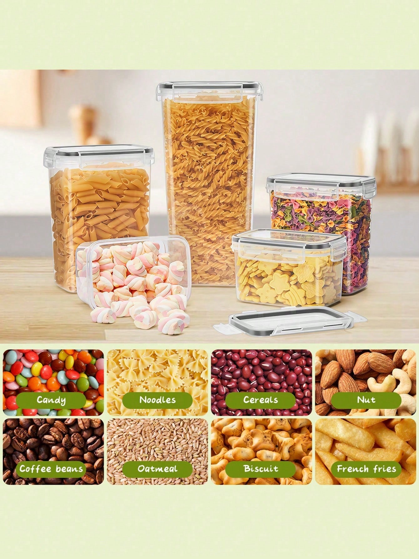 ชุดภาชนะเก็บอาหารแบบปิดสนิท 48 - Food Storage With Lock บทวิจารณ์และราคา