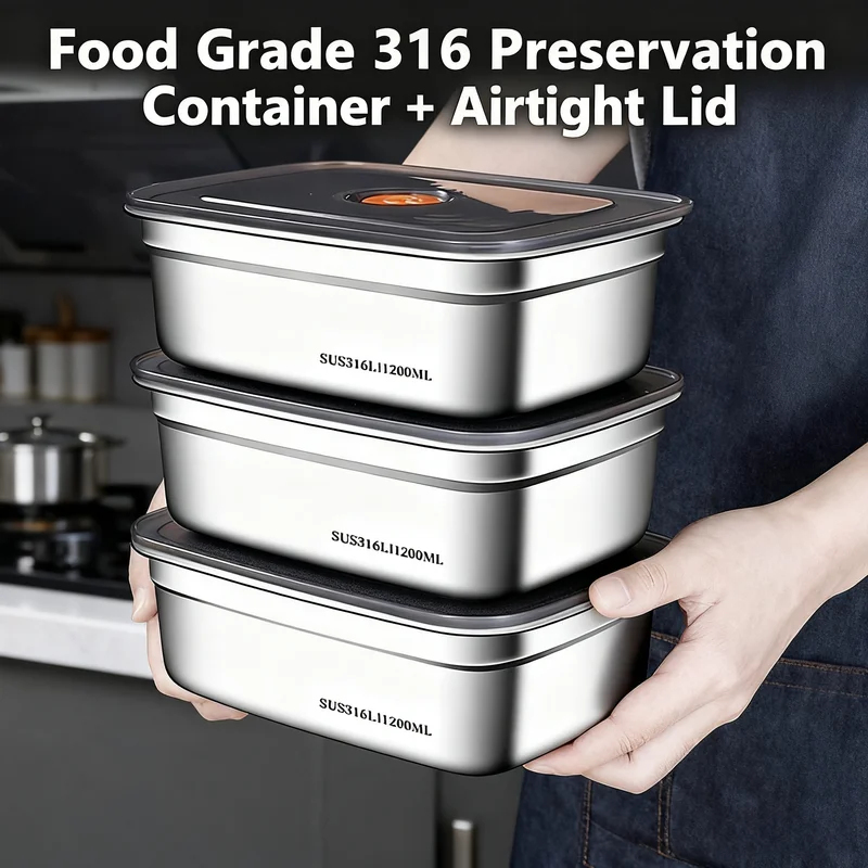 กล่องอาหารสแตนเลสความจุขนาดใหญ - Food Storage Microwave Safe บทวิจารณ์และราคา