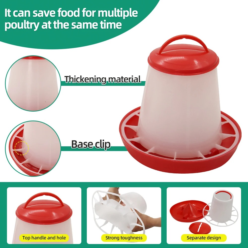 เครื่องให้อาหารและน้ำไก่แบบอัต - Portion Control Container บทวิจารณ์และราคา