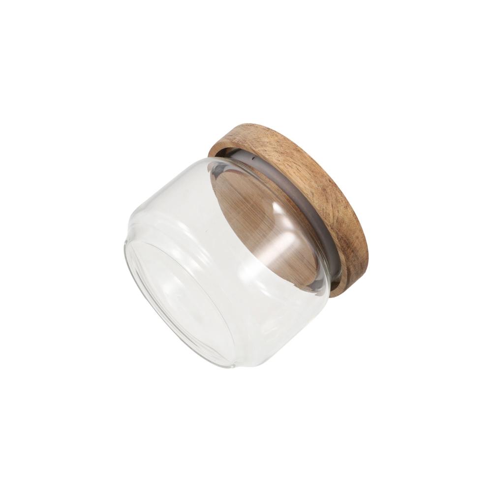 โหลแก้วฝาไม้เอนกประสงค์สำหรับเ - Food Storage Glass Round บทวิจารณ์และราคา