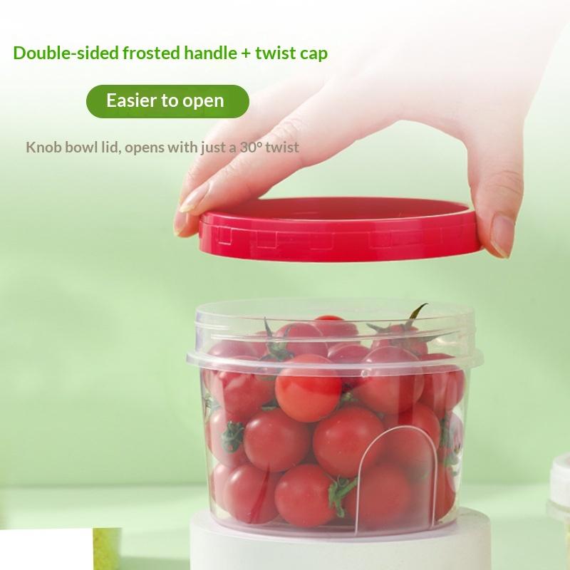 【HG】กล่องเก็บอาหารทรงกลม 4 ชิ้ - Food Storage Glass Round บทวิจารณ์และราคา