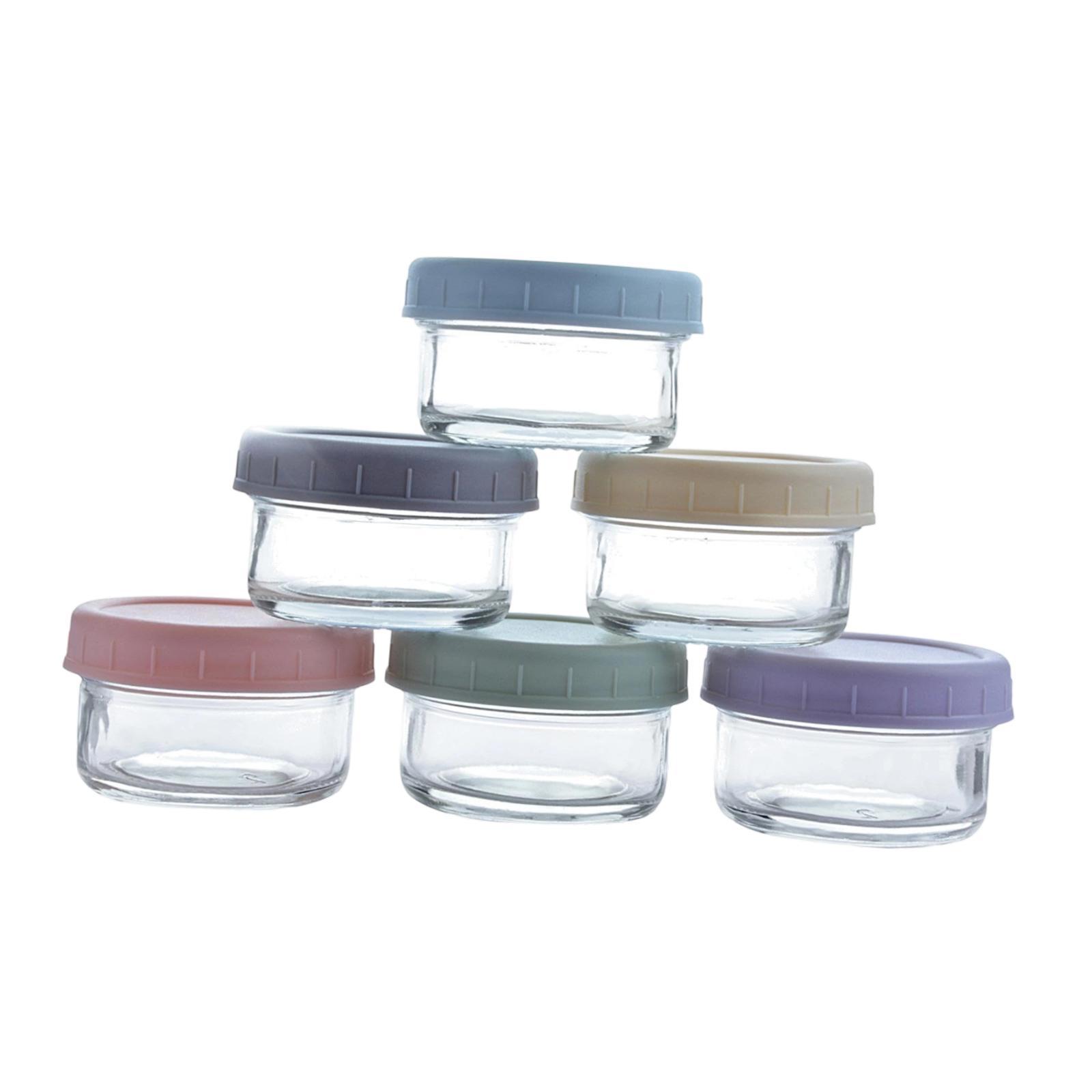 ขวดแก้วขนาดเล็กพร้อมฝาปิดกันรั - Food Storage Glass Round บทวิจารณ์และราคา