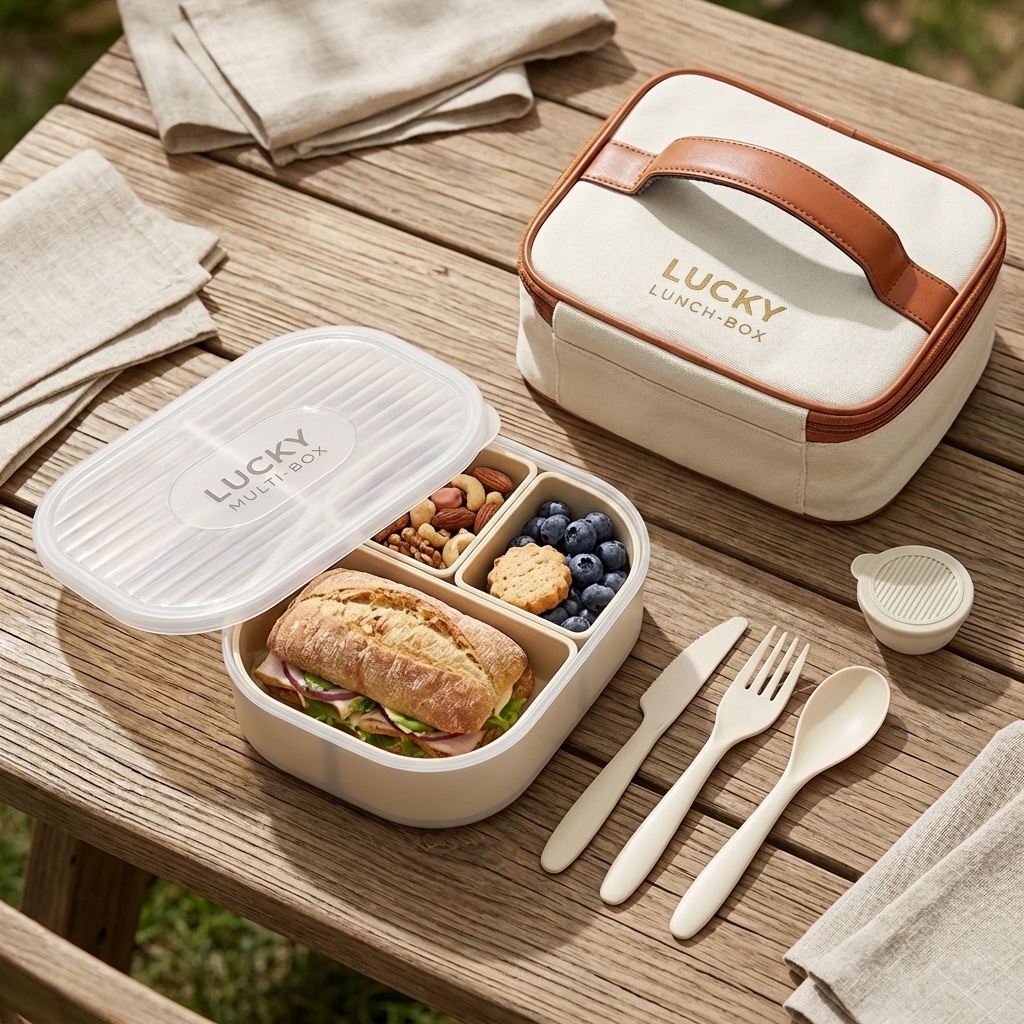 กล่องข้าวพลาสติกแบบพกพาสำหรับเ - Food Storage Microwave Safe บทวิจารณ์และราคา