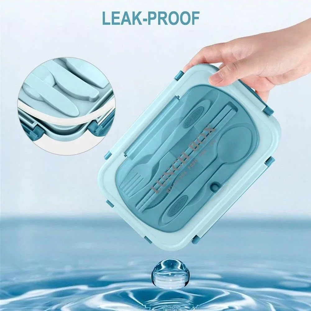 กล่องเบนโตะสำหรับผู้ใหญ่ 3 ช่อ - Food Storage Microwave Safe บทวิจารณ์และราคา