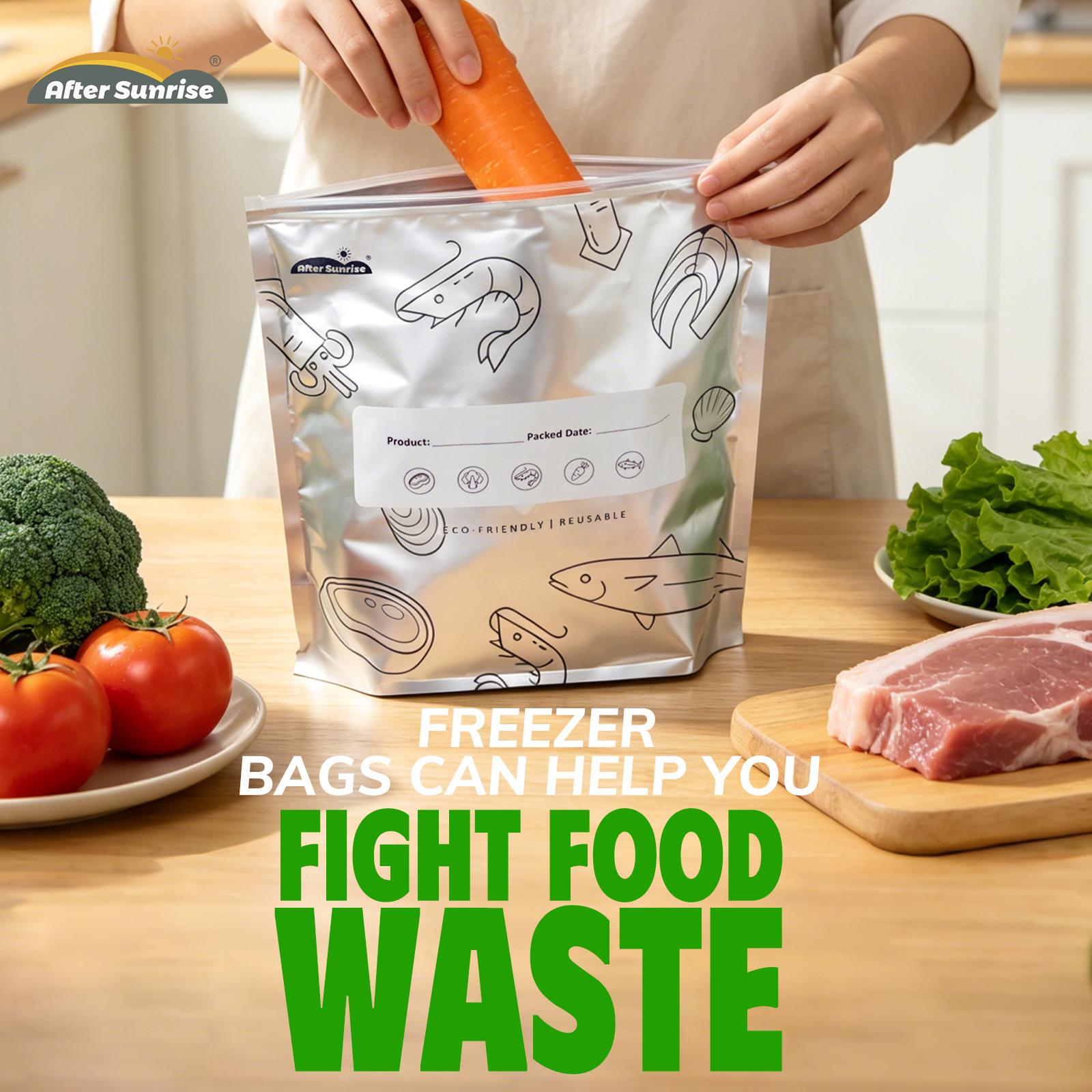 【อาหารแช่เย็น】ถุงเก็บอาหารแบบป - Food Storage With Lock บทวิจารณ์และราคา