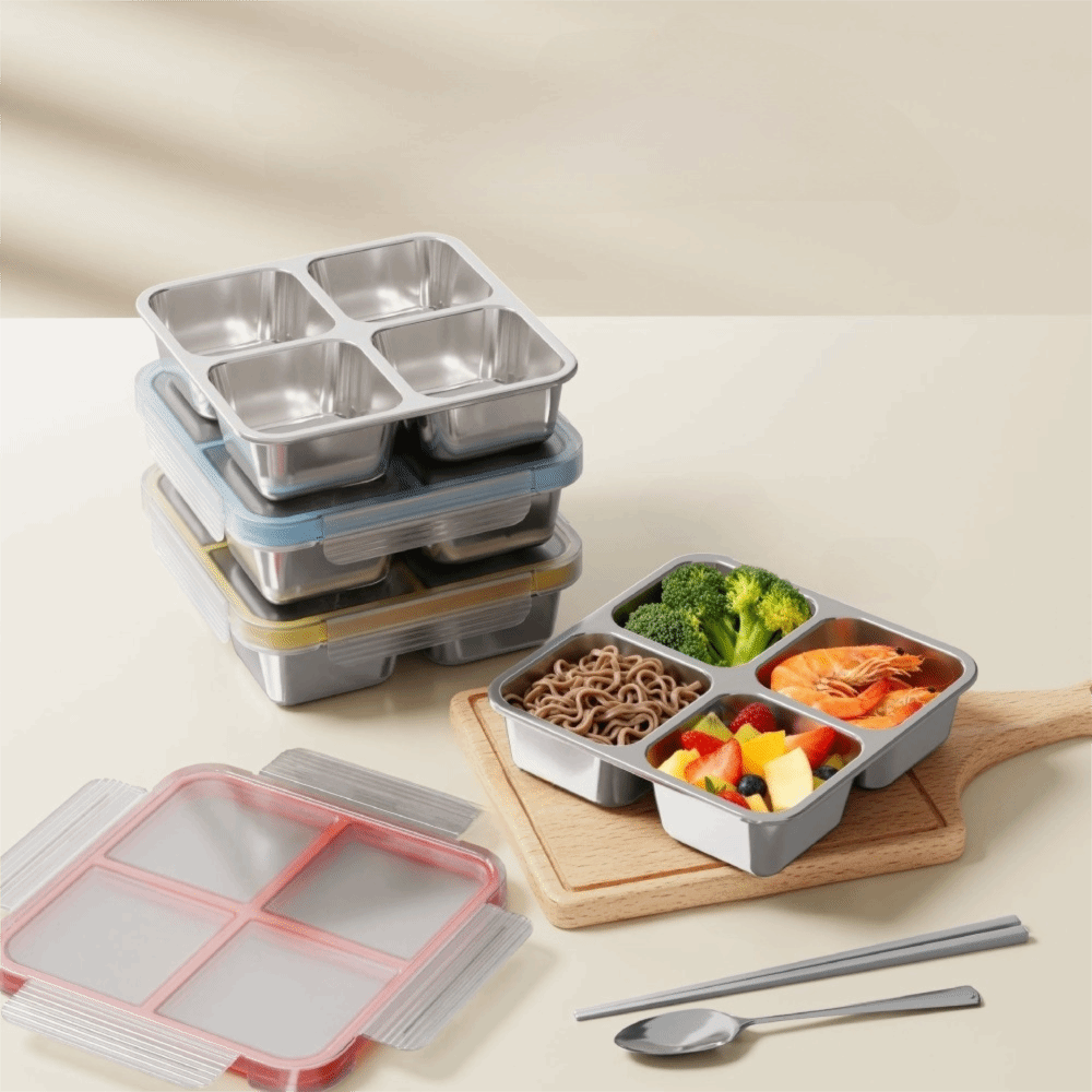 กล่องอาหารกลางวันทรงสี่เหลี่ยม - Food Storage Microwave Safe บทวิจารณ์และราคา
