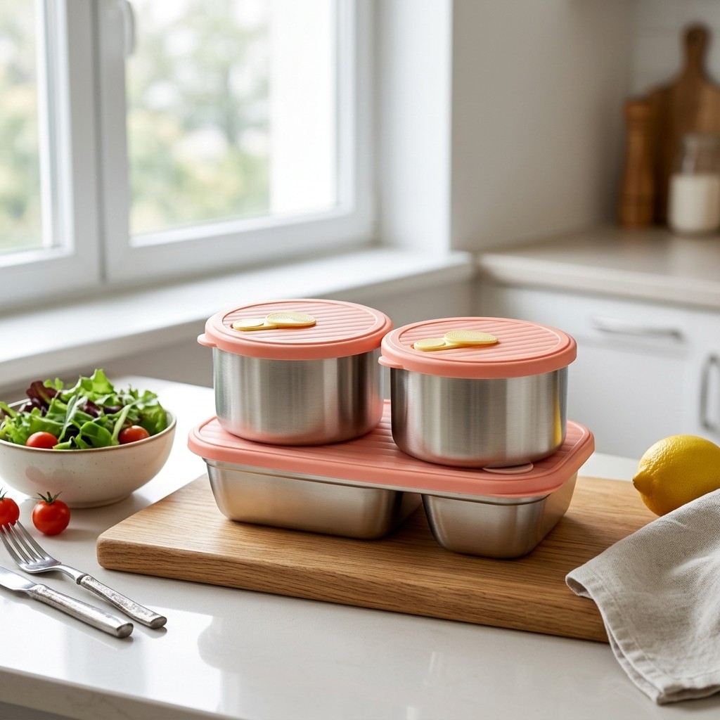 กล่องอาหารกลางวันสแตนเลส 304 ใ - Food Storage Microwave Safe บทวิจารณ์และราคา