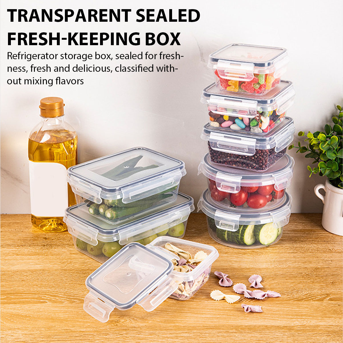 ชุดกล่องเก็บอาหาร 24 ชิ้น/ชุด  - Food Storage Box Set บทวิจารณ์และราคา