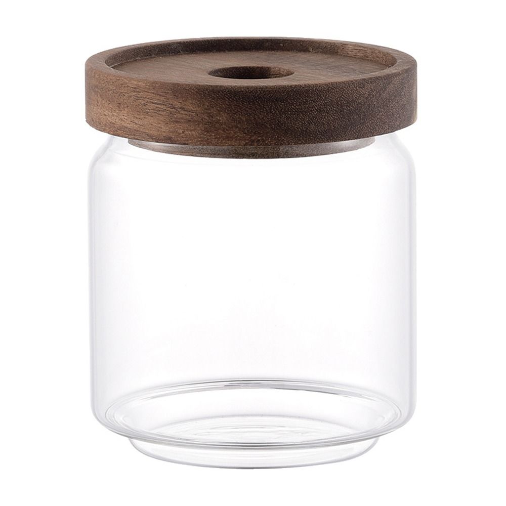 โหลแก้วฝาไม้เอนกประสงค์สำหรับเ - Food Storage Glass Round บทวิจารณ์และราคา