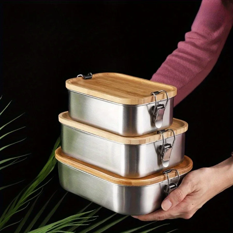 กล่องอาหารกลางวันสแตนเลส 304 ใ - Food Storage Bins บทวิจารณ์และราคา