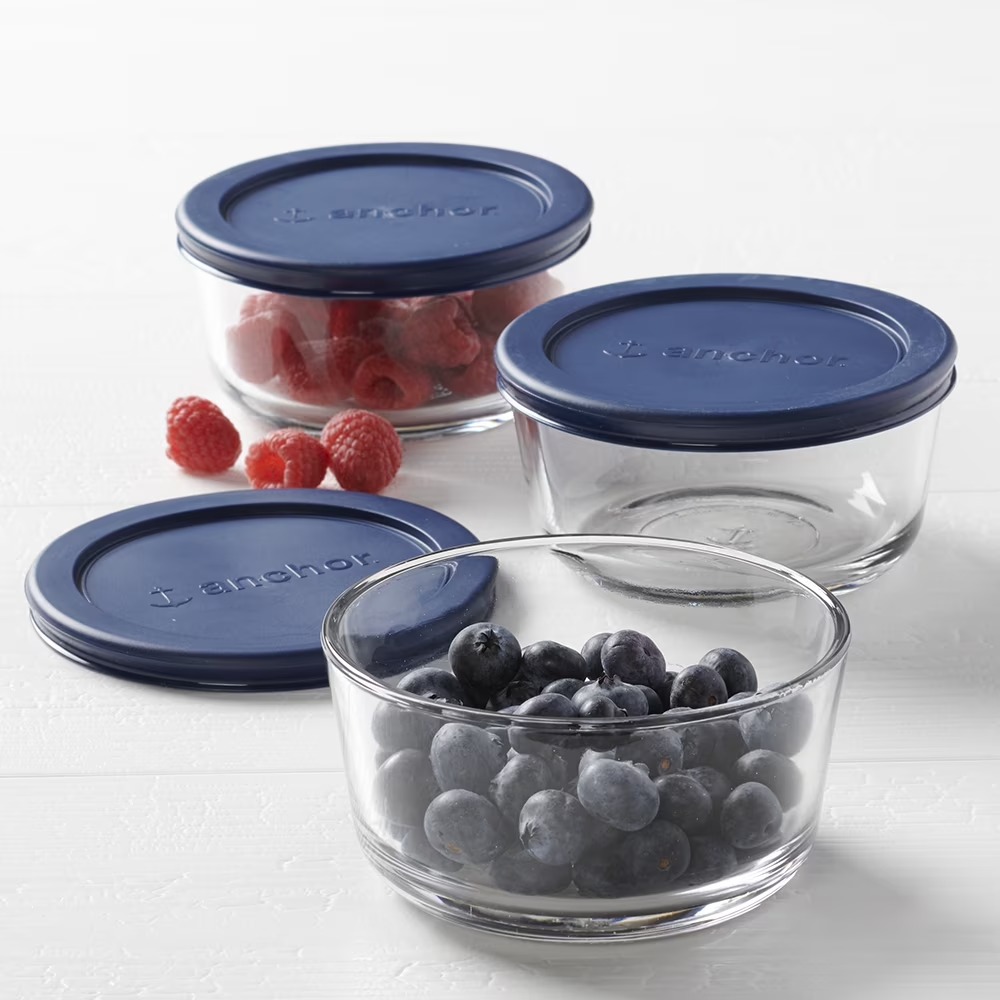 ภาชนะเก็บอาหารแก้วพร้อมฝาปิด A - Food Storage Glass Round บทวิจารณ์และราคา