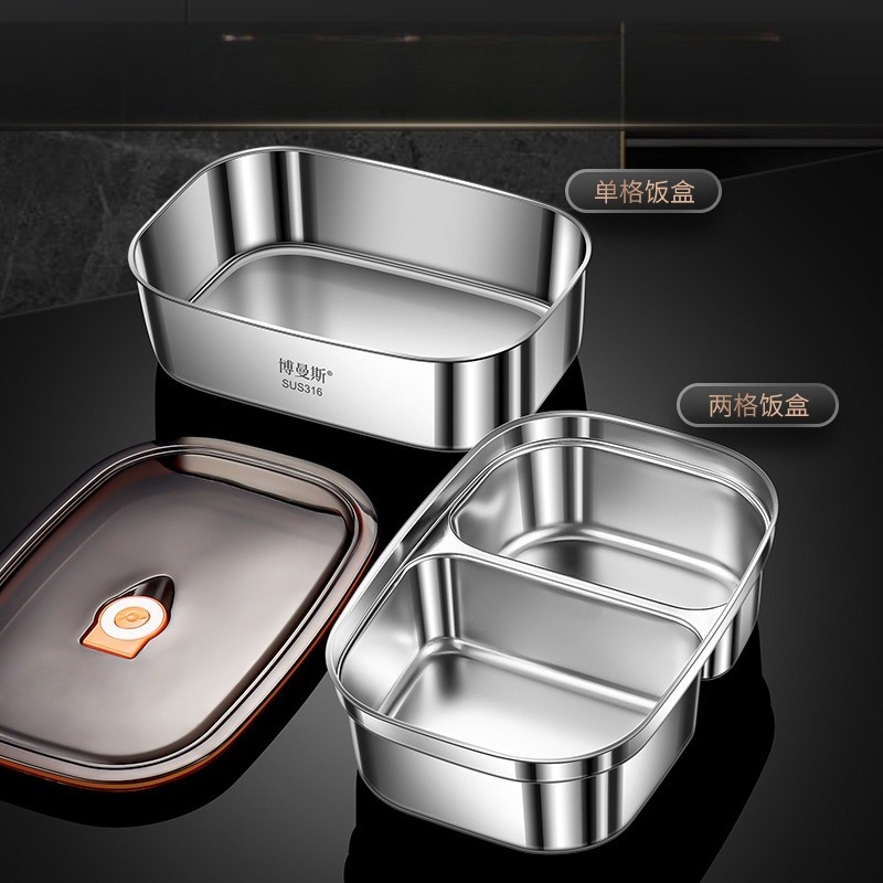กล่องอาหารกลางวันสแตนเลส ใช้กั - Food Storage Microwave Safe บทวิจารณ์และราคา