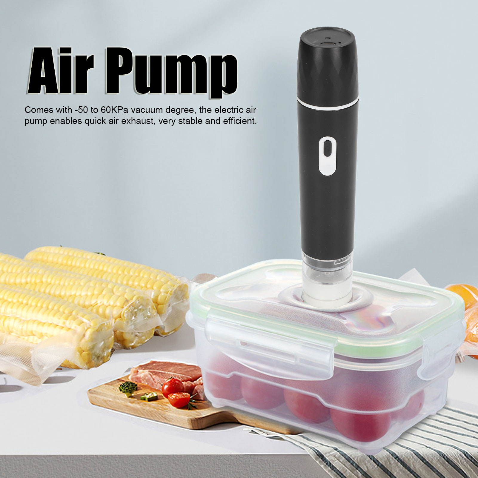 เครื่องปั๊มลมไฟฟ้าแบบมือถือสำห - Food Storage Machine บทวิจารณ์และราคา