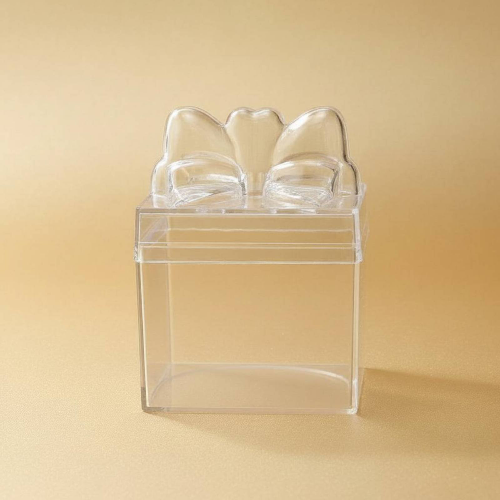 กล่องขนมพลาสติกใสพร้อมริบบิ้น  - Food Storage Box บทวิจารณ์และราคา