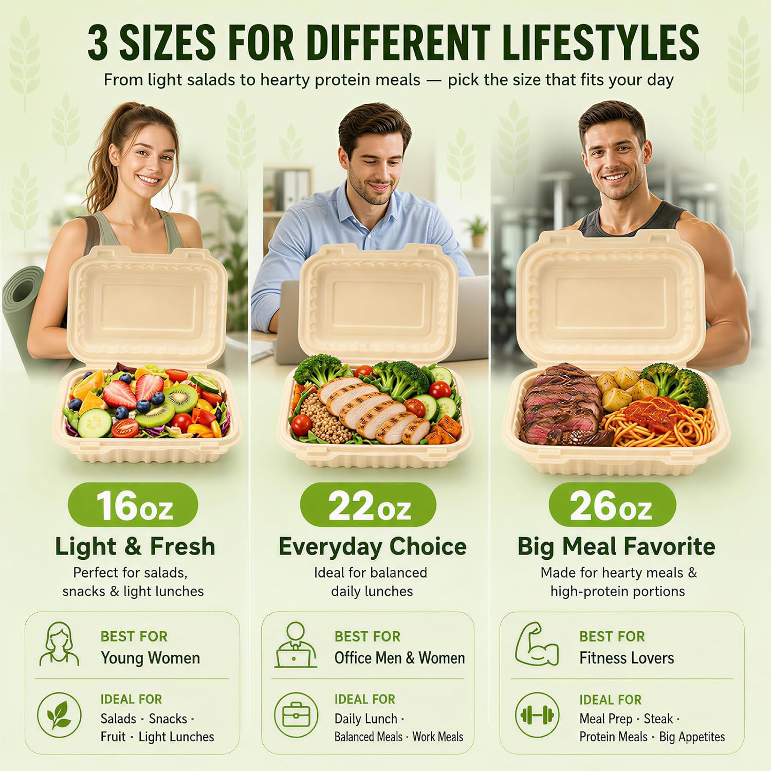 กล่องใส่อาหารแบบฝาพับขนาด 16 อ - Food Storage Microwave Safe บทวิจารณ์และราคา