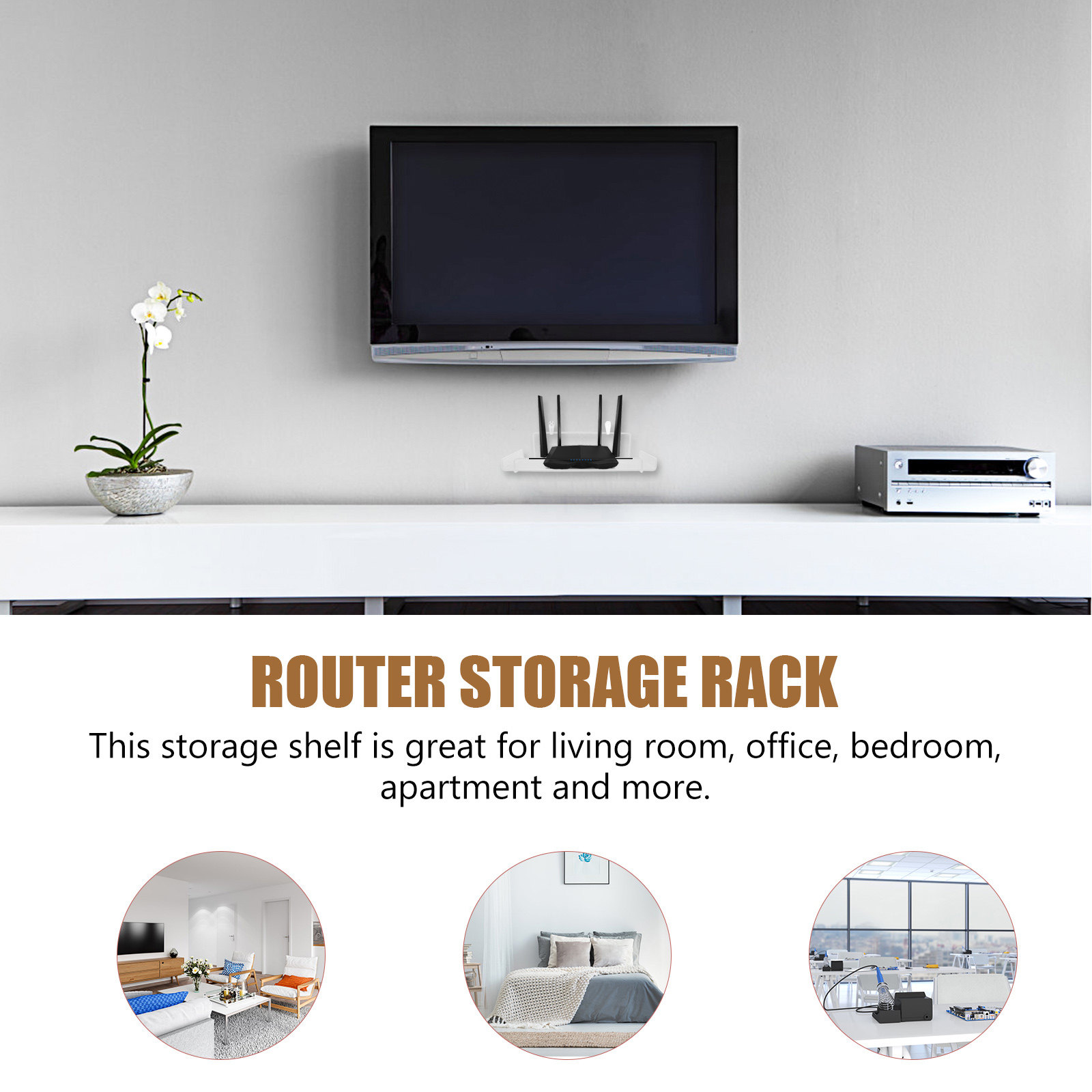 ที่แขวนเราเตอร์ติดผนังเหล็ก ขน - Food Storage Box บทวิจารณ์และราคา