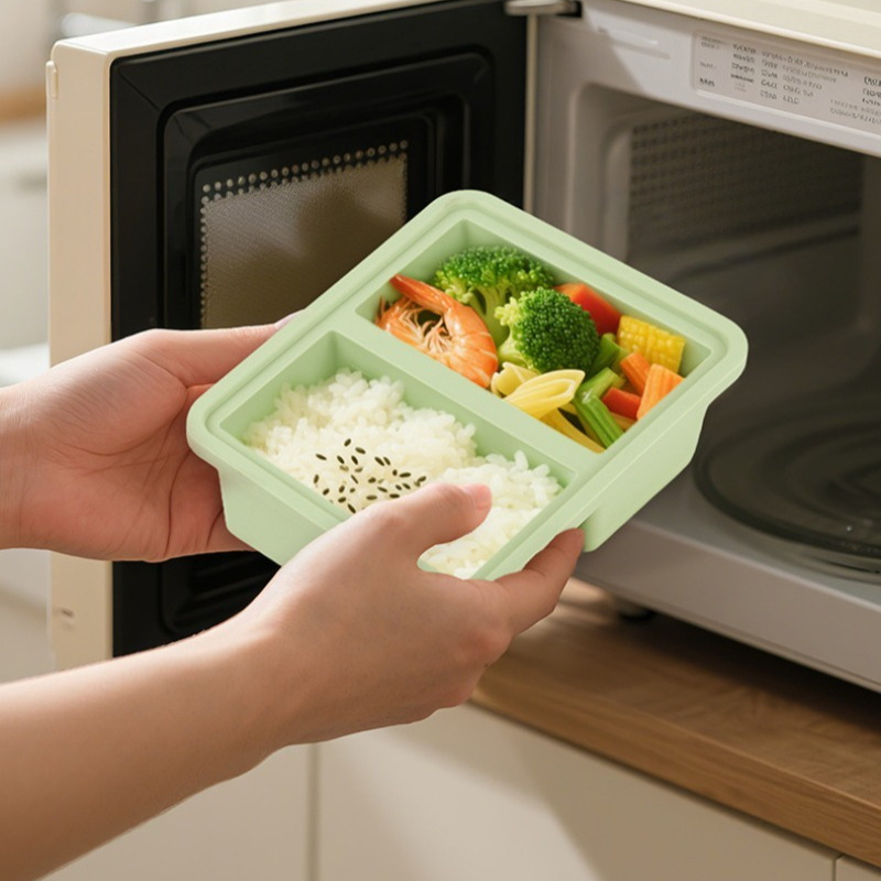 กล่องอาหารกลางวัน ช่องแช่แข็งท - Food Storage Microwave Safe บทวิจารณ์และราคา