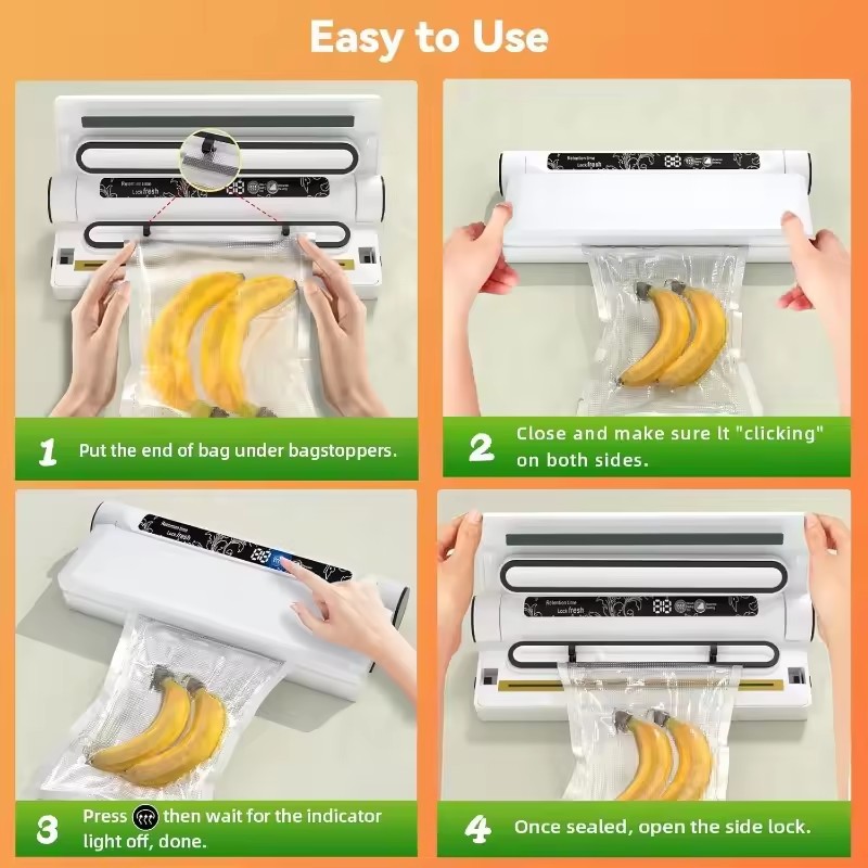 เครื่องซีลสูญญากาศสำหรับเก็บอา - Food Storage Machine บทวิจารณ์และราคา