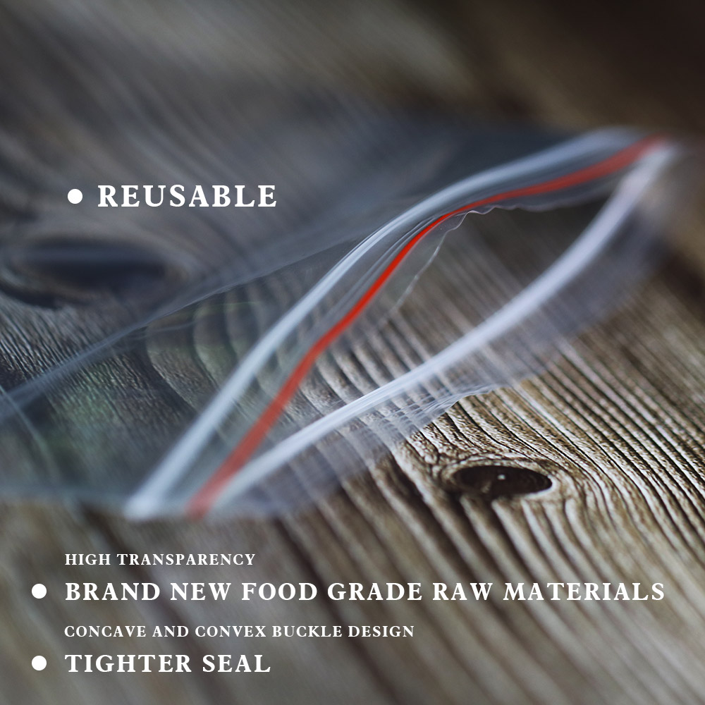 100 ชิ้น/แพ็ค Resealable ซิปล็ - Food Storage With Lock บทวิจารณ์และราคา