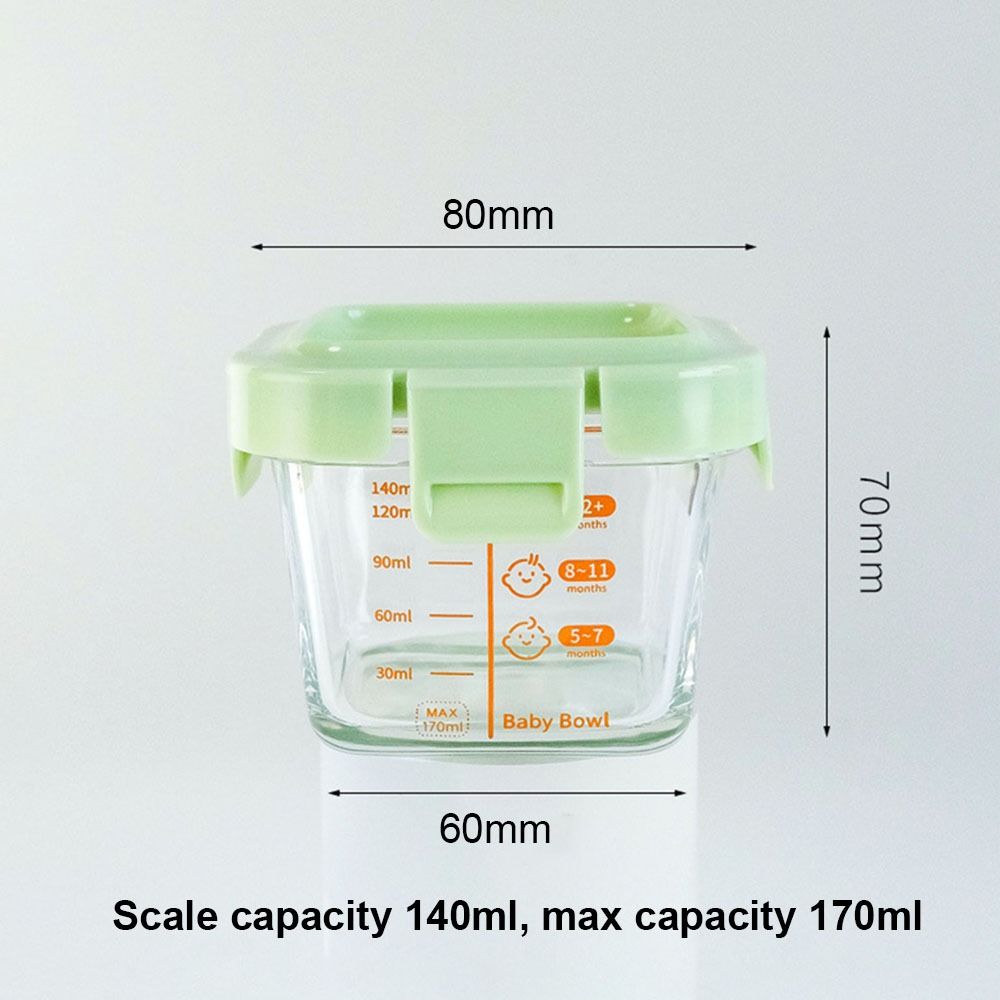 กล่องเก็บอาหารใหม่ 170 มล. ใช้ - Food Storage Microwave Safe บทวิจารณ์และราคา