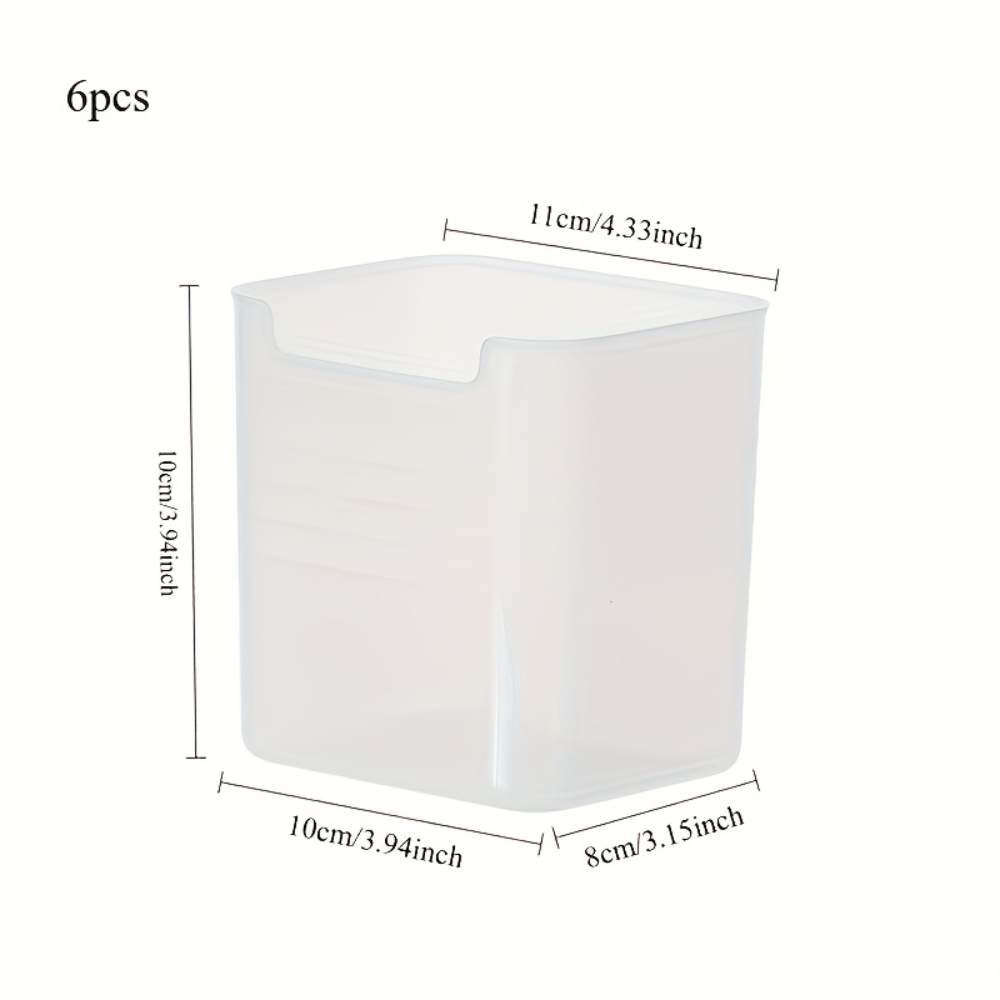6 ชิ้นถังเก็บตู้เย็นแบบใสพร้อม - Food Storage Bins บทวิจารณ์และราคา