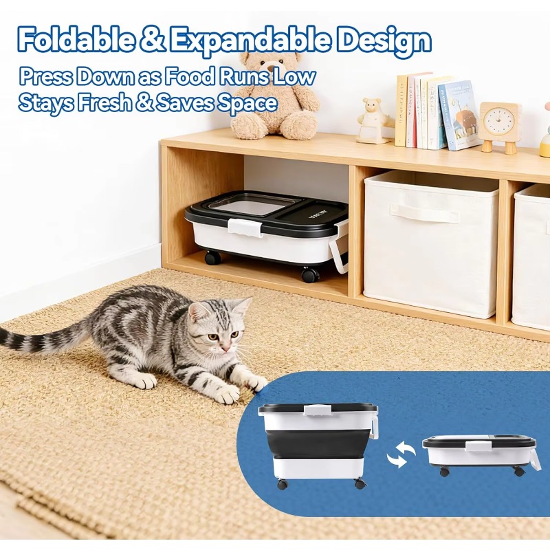 กล่องเก็บอาหารสุนัขขนาด 20-25  - Food Storage Bins บทวิจารณ์และราคา