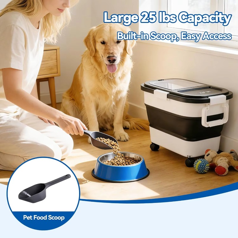 กล่องเก็บอาหารสุนัขขนาด 20-25  - Food Storage Bins บทวิจารณ์และราคา