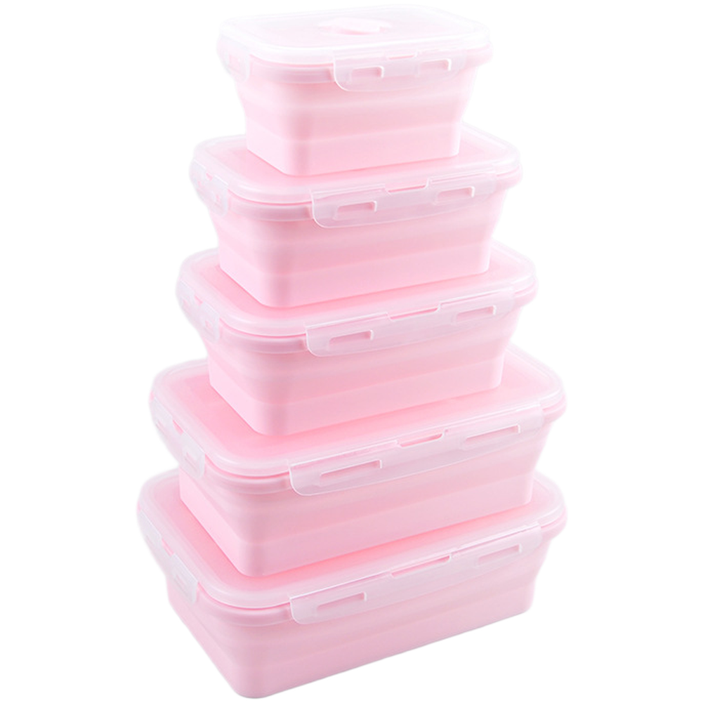 ชุดกล่องอาหารกลางวันซิลิโคนพับ - Food Storage Microwave Safe บทวิจารณ์และราคา