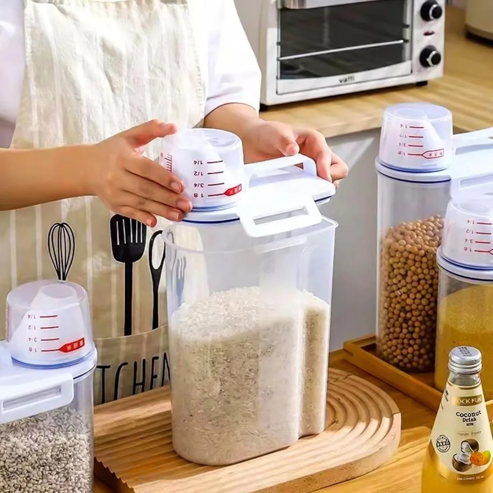 กล่องเก็บอาหารแห้ง ข้าวสาร ปลอ - Portion Control Container บทวิจารณ์และราคา