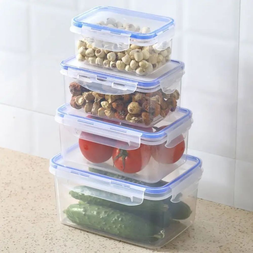 กล่องเก็บอาหารพลาสติกปลอดภัย 1 - Food Storage Microwave Safe บทวิจารณ์และราคา
