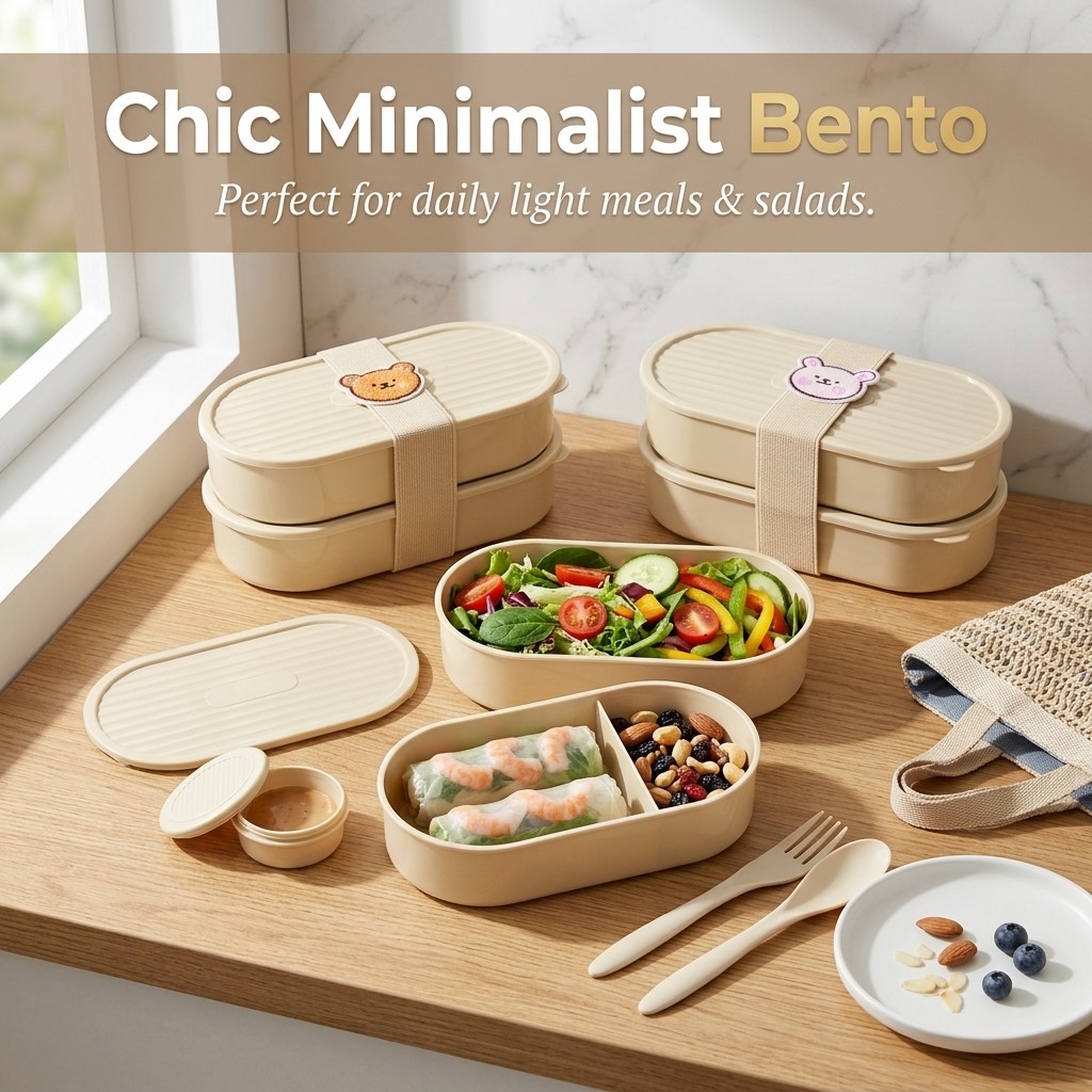กล่องอาหารกลางวันทรงรีสองชั้นพ - Food Storage Microwave Safe บทวิจารณ์และราคา