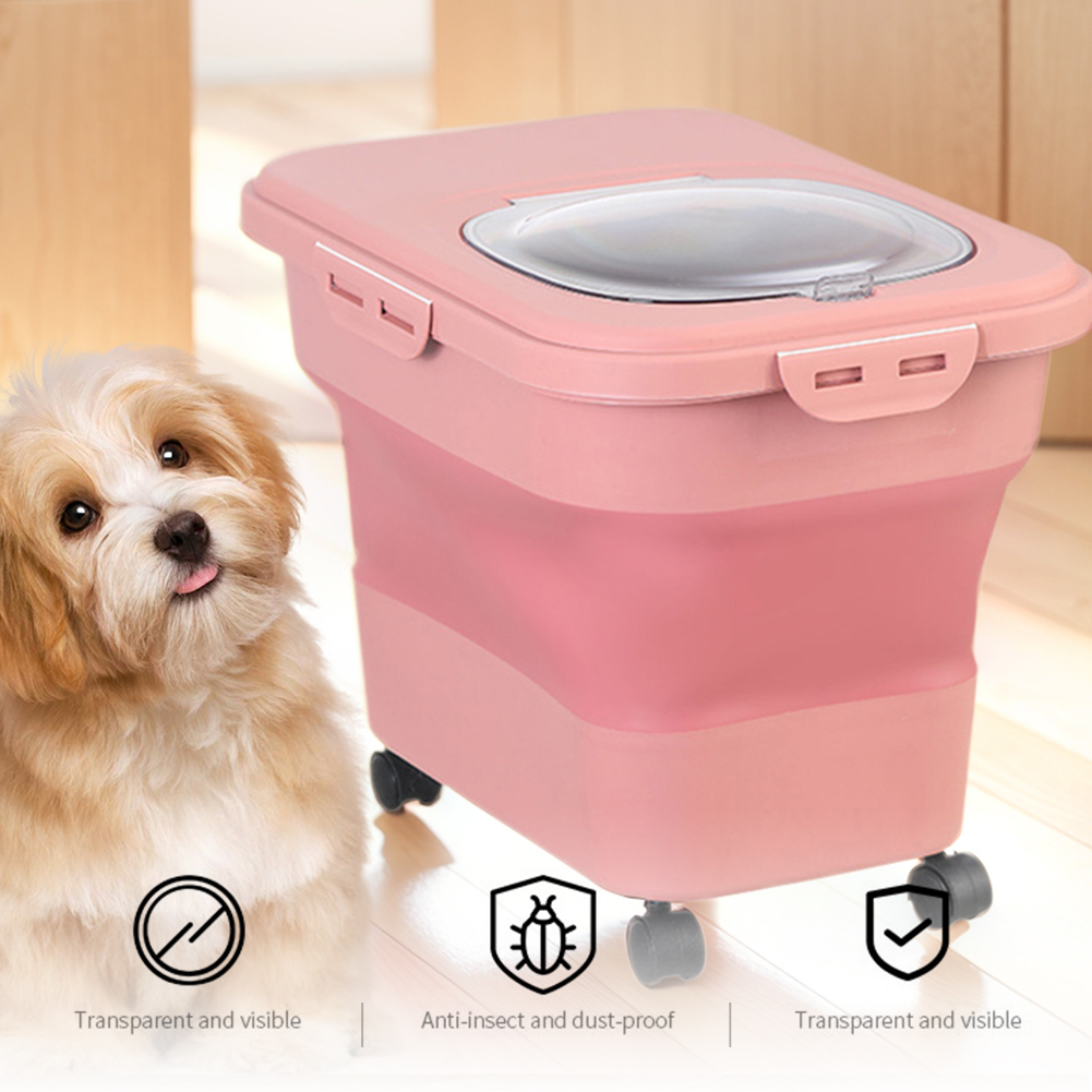 กล่องใส่อาหารแมวแบบพับได้ 20-3 - Food Storage Bins บทวิจารณ์และราคา