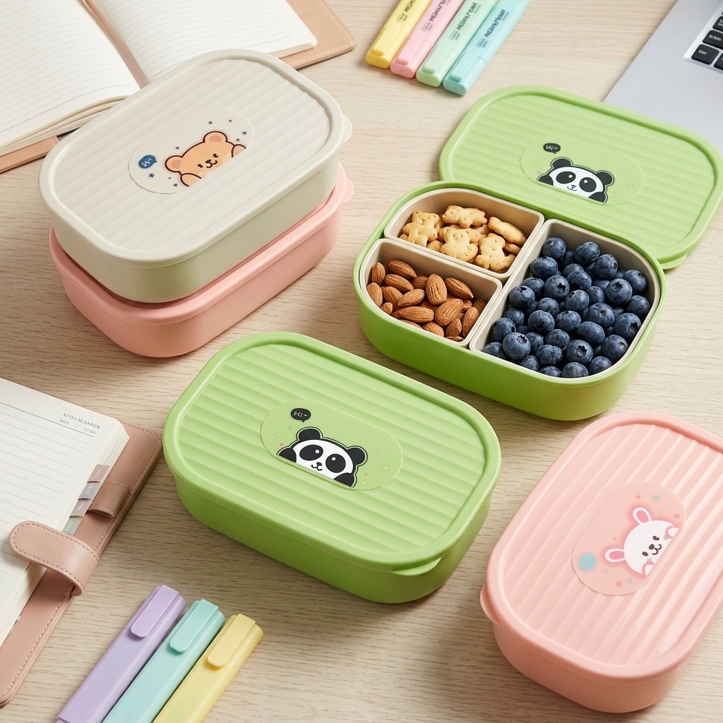 กล่องอาหารกลางวันพลาสติกน่ารัก - Food Storage Microwave Safe บทวิจารณ์และราคา