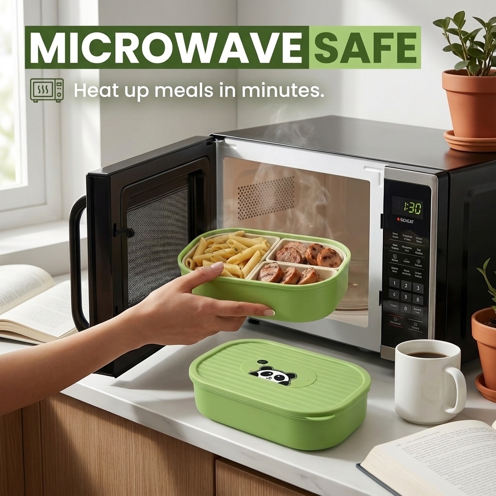 กล่องอาหารกลางวันพลาสติกน่ารัก - Food Storage Microwave Safe บทวิจารณ์และราคา