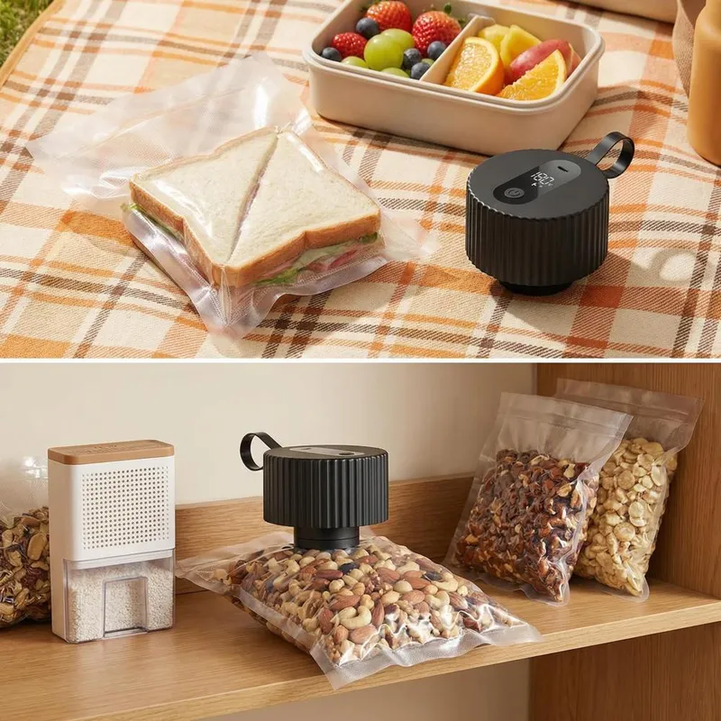 ชุดเครื่องซีลสูญญากาศสำหรับขวด - Food Storage Machine บทวิจารณ์และราคา