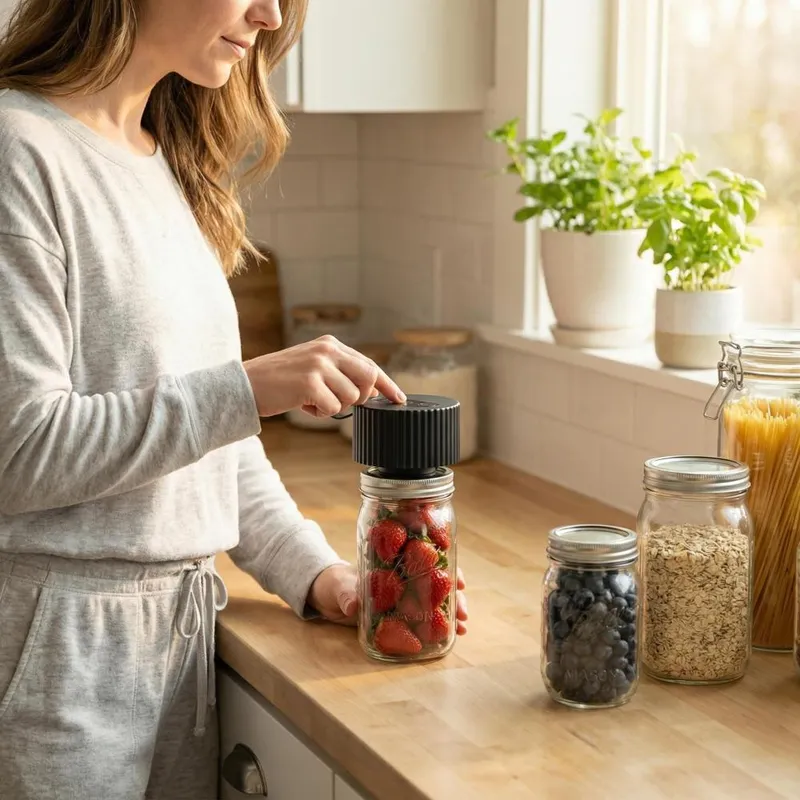 ชุดเครื่องซีลสูญญากาศสำหรับขวด - Food Storage Machine บทวิจารณ์และราคา