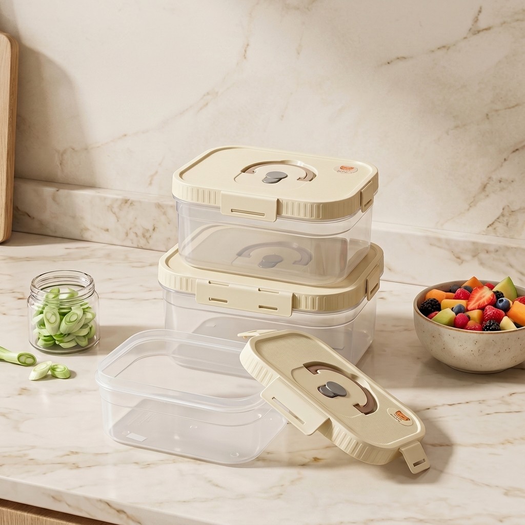 กล่องเก็บอาหารพลาสติกใสพร้อมหู - Food Storage Microwave Safe บทวิจารณ์และราคา
