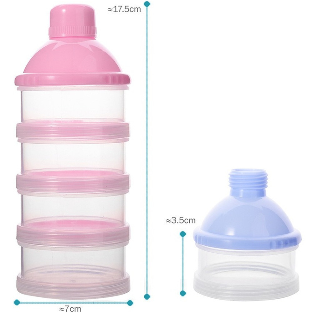 กล่องแบ่งนมผงแบบพกพา กล่องเก็บ - Portion Control Container บทวิจารณ์และราคา